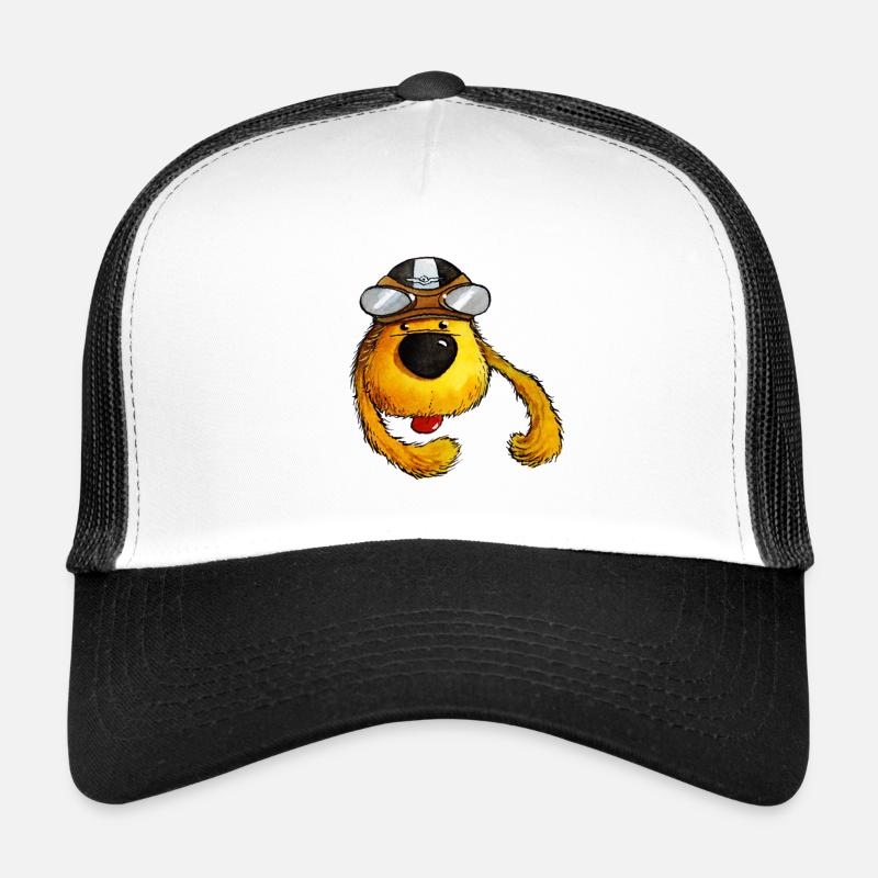 Geheimagent Morris - Trucker Cap - Weiß/Schwarz