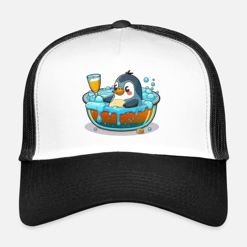 Journée Spa pour les Pingouins Casquette trucker 