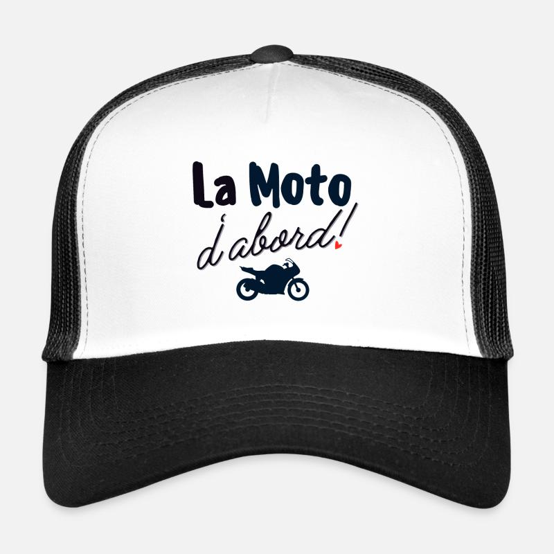 La moto d'abord Casquette trucker 