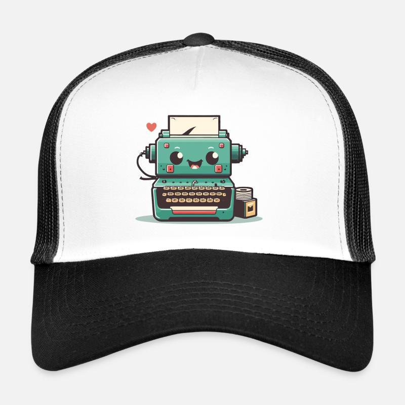 Machine à écrire Rétro Casquette trucker 
