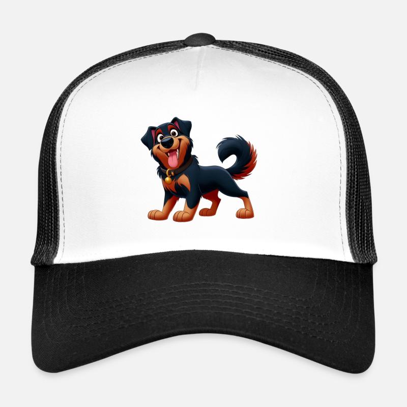 Beauceron 6 - Trucker Cap - white/black