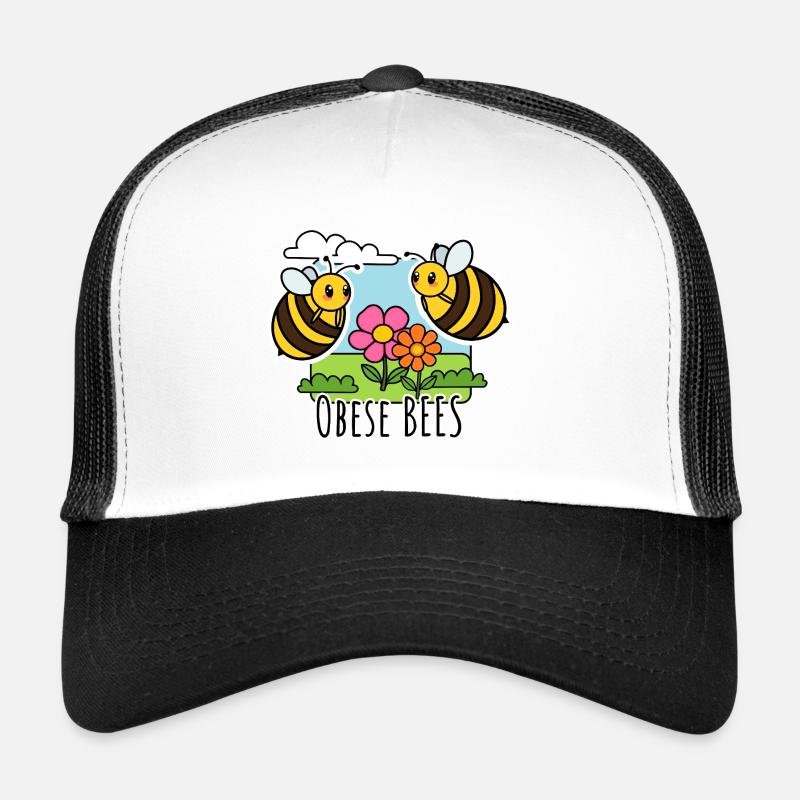 Overweight Bees - Obese Bees Trucker Cap