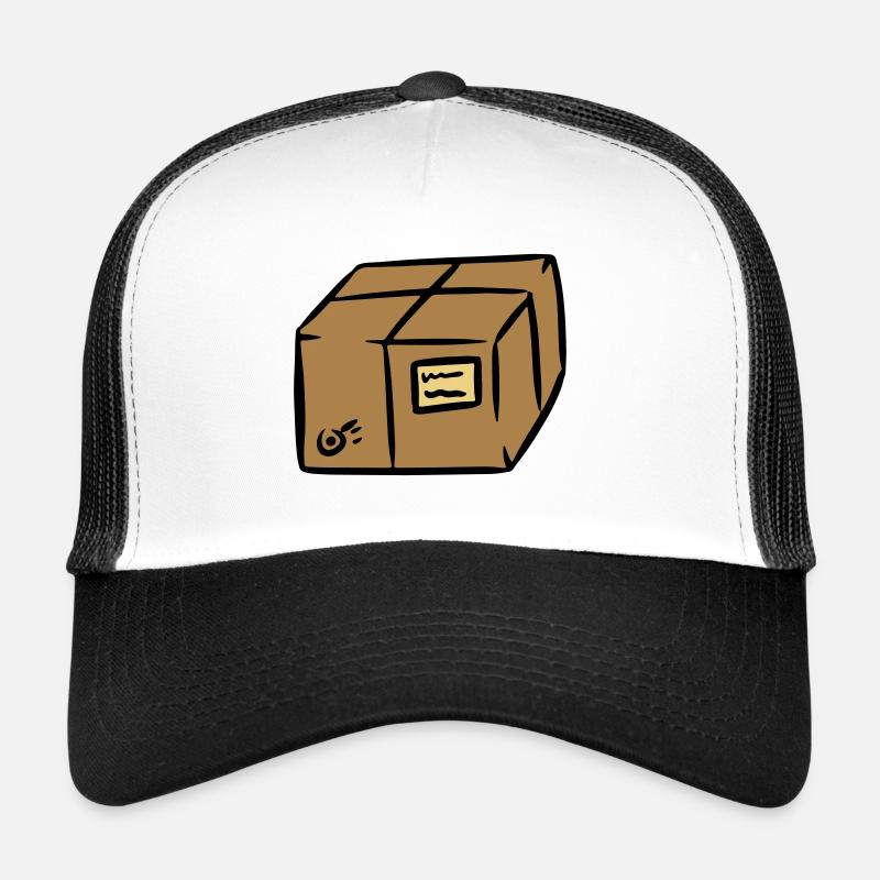 Paket package paquet Paketpost postman Sendung Trucker Cap