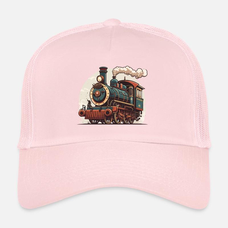 Steam Train Journey Trucker Cap