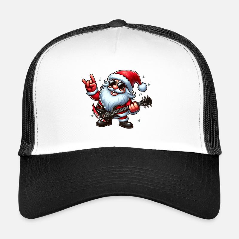 Santa Rock 2 - Trucker Cap - Weiß/Schwarz