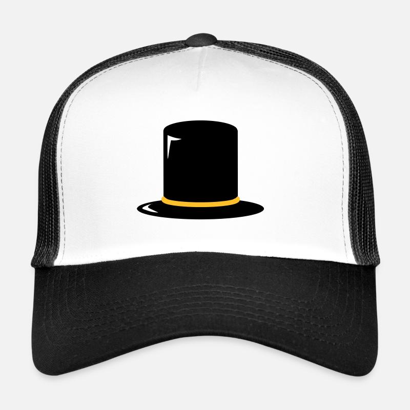 Zylinder Hut - Top hat - Haut-de-forme Trucker Cap