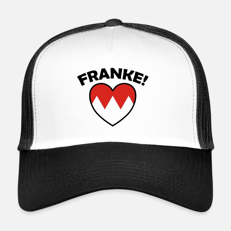 Franke Herz Dialekt Design Geschenk Design Trucker Cap