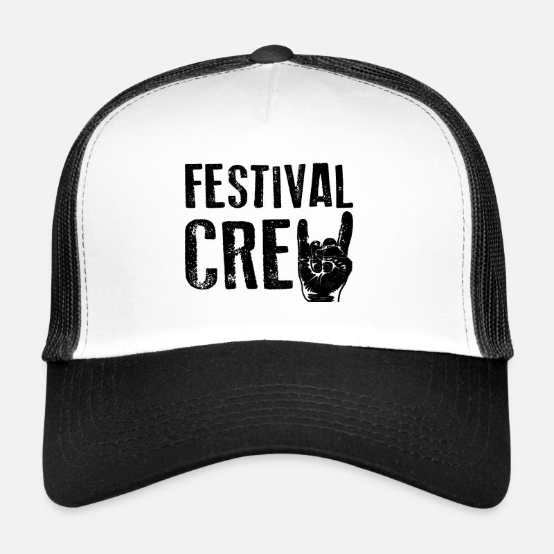 FESTIVAL CREW Party Music Célébration Casquette trucker 