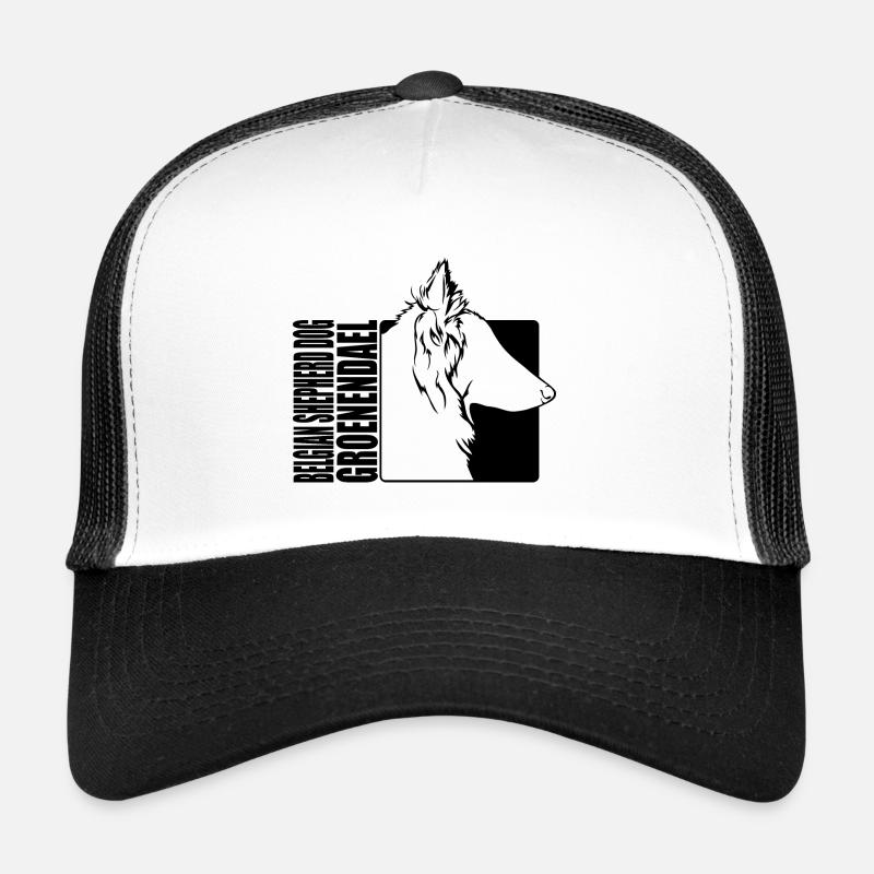 Belgian Shepherd Dog Groenendael Profile Wilsigns Trucker Cap
