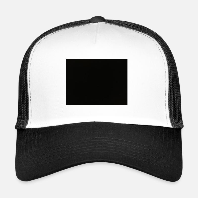 Abstraktes Design, Rechteck, Schwarz, Form Trucker Cap