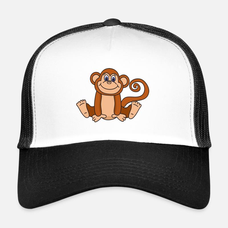 Lustiger Niedlicher Cooler Affe Trucker Cap
