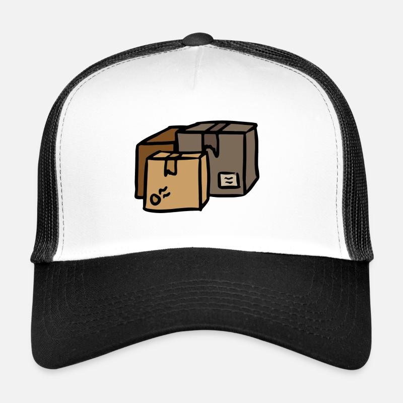 Packages Post Shipping Logistics Trucker Cap