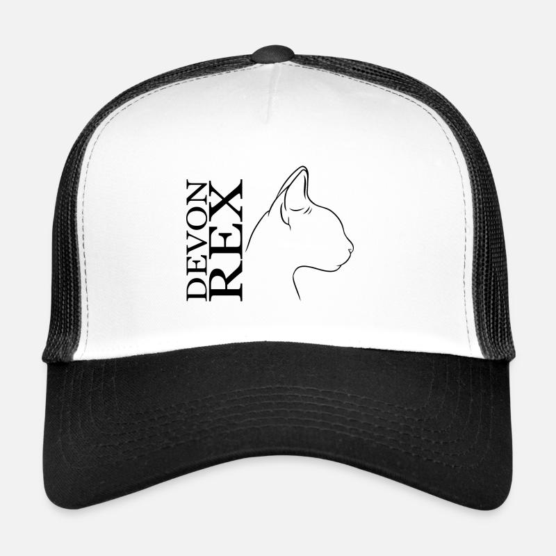 Devon Rex Profile Cats Cat Wilsigns Trucker Cap
