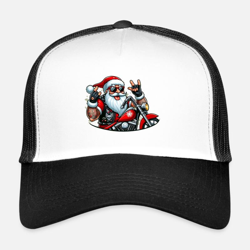 Santa Fun 7 - Trucker Cap - white/black