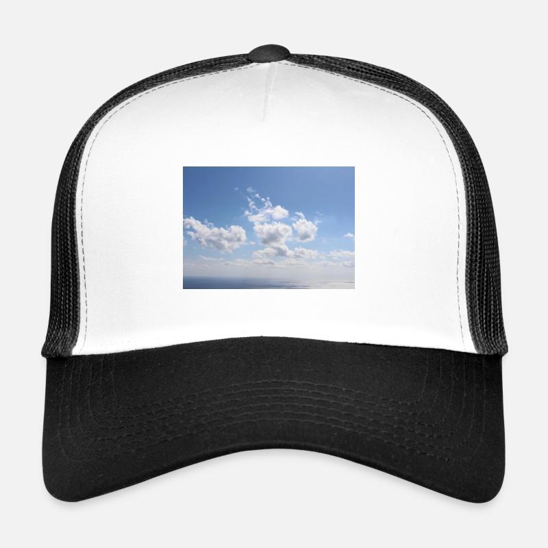 Impressionnant modèle de nuages de ciel bleu - Vacances d’été Casquette trucker 