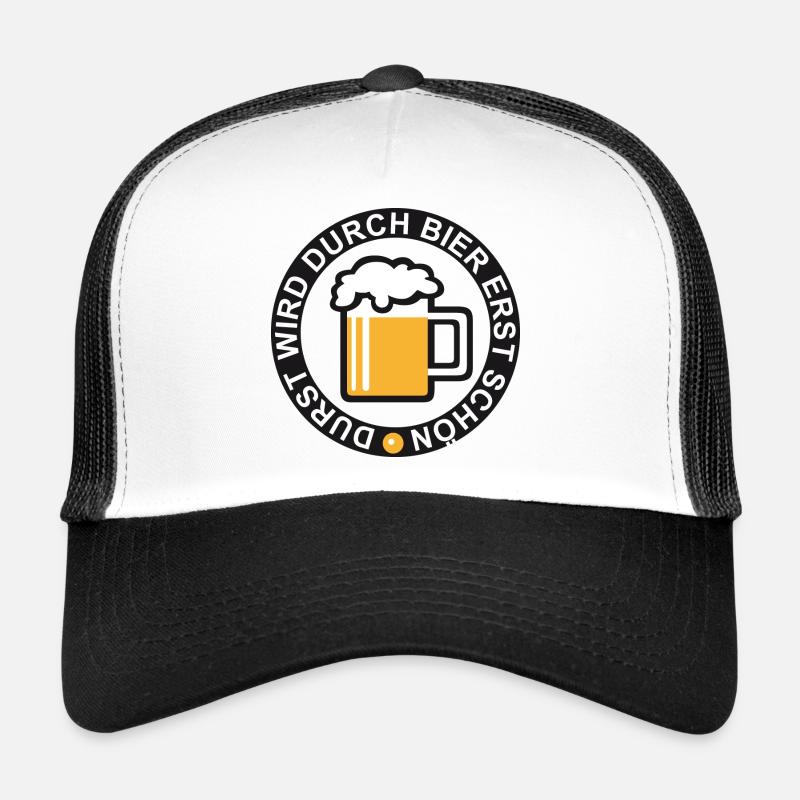 Durst wird durch Bier erst schoen Trucker Cap