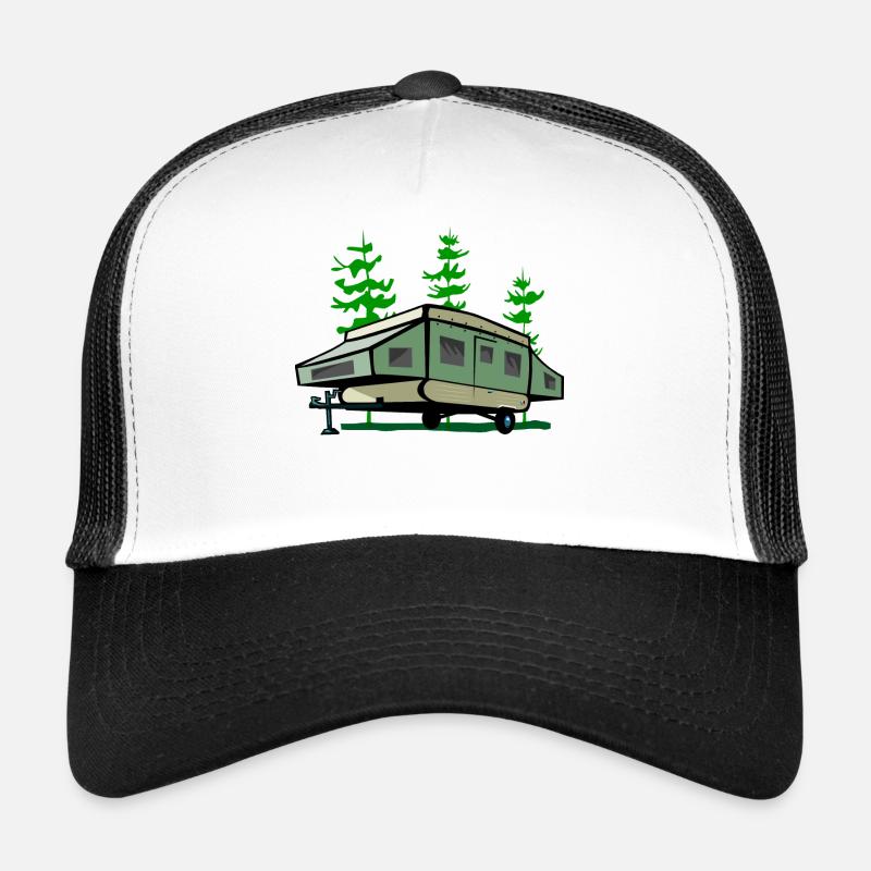 Camping Pop Up Bande-annonce Casquette trucker 