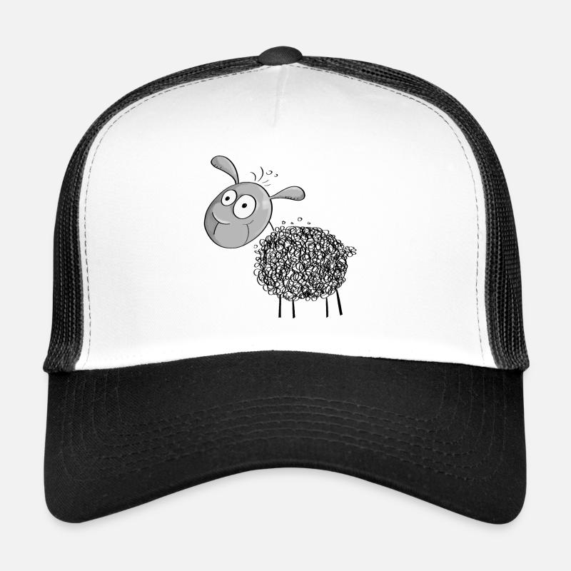 Kleines Wollschaf - Schaf Comic Trucker Cap