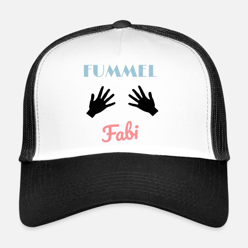 Fummel Fabi Funny Saying Design Hands Humor Trucker Cap