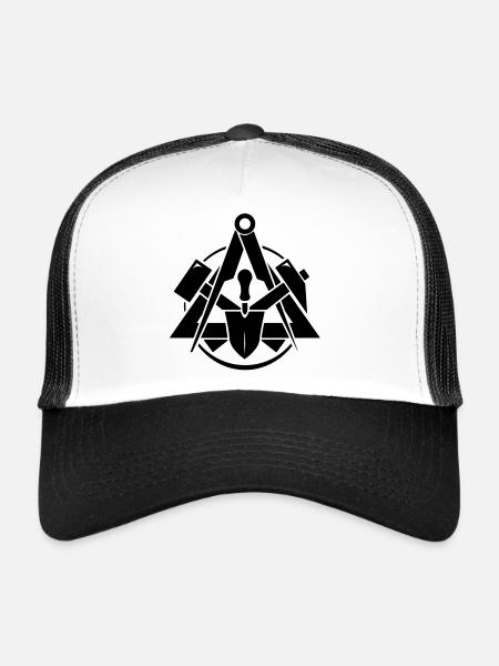 Maurer Logo - Trucker Cap - white/black - Front