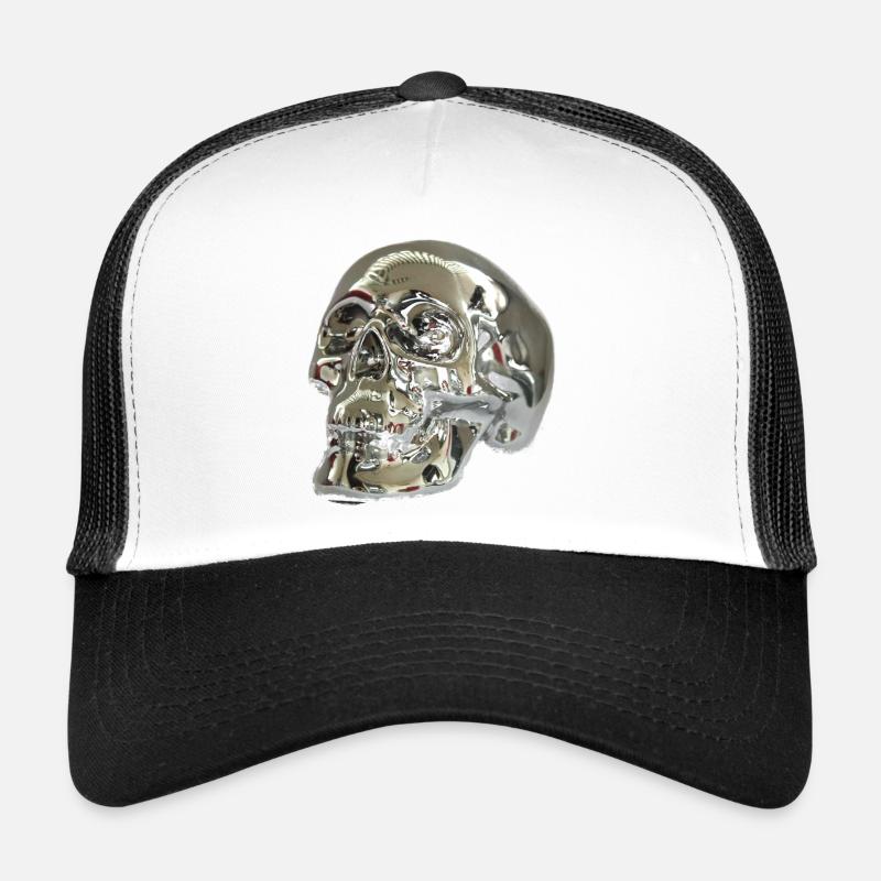 Silber Skull Trucker Cap