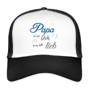 Dad I love you very much - Trucker Cap - white/black - Front