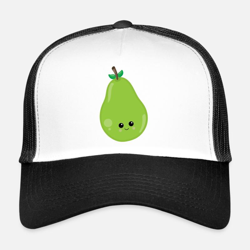 Obst - Trucker Cap - Weiß/Schwarz