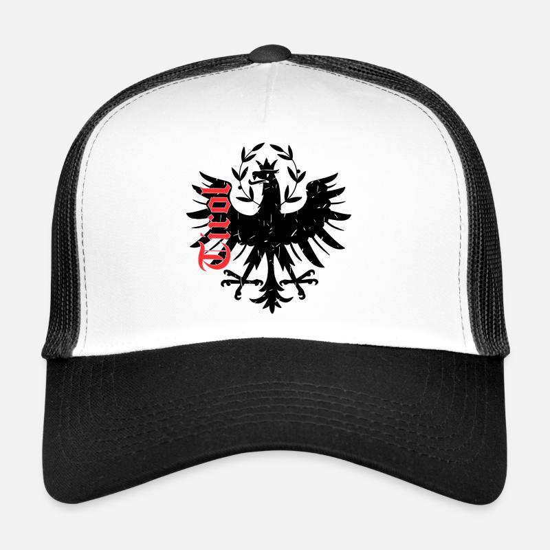 Tirol - Trucker Cap - Weiß/Schwarz