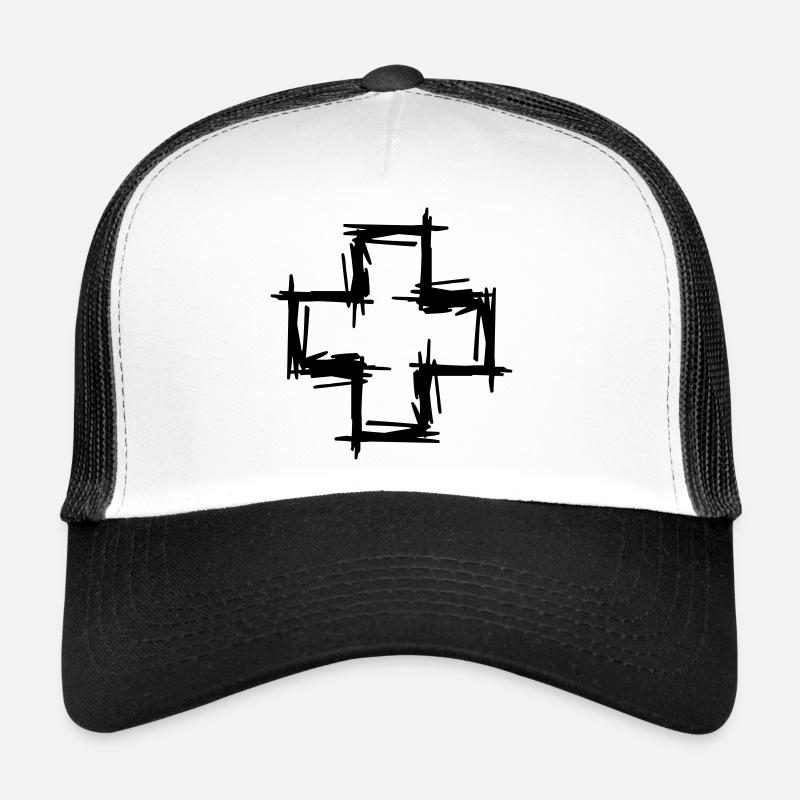 Schweiz - Schweizerkreuz für Schweizer Trucker Cap