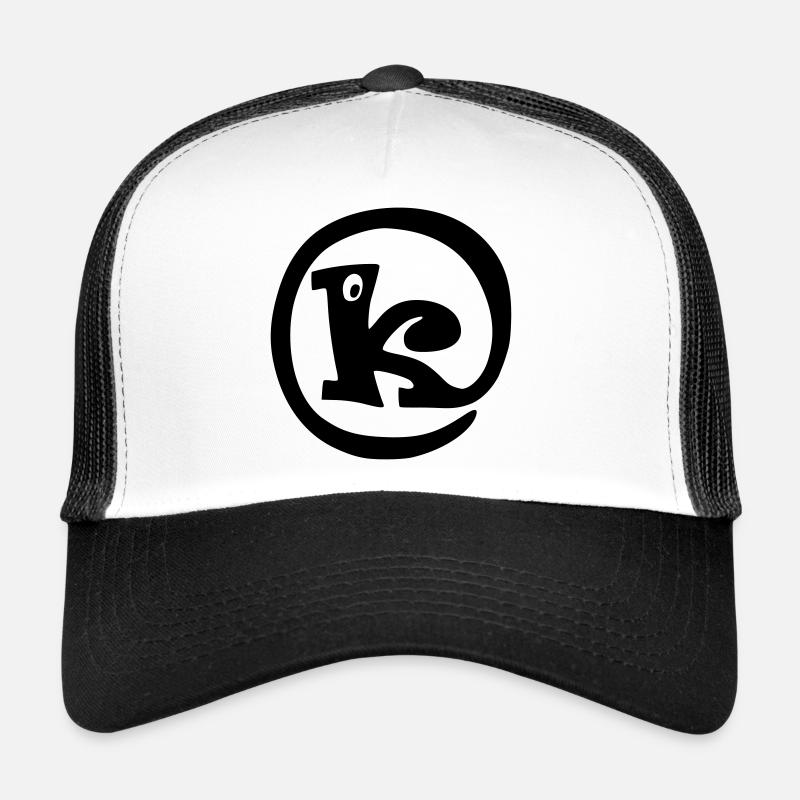 Rüssel K - Trucker Cap - Weiß/Schwarz
