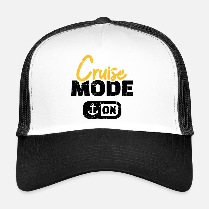Kreuzfahrt - Trucker Cap - Weiß/Schwarz