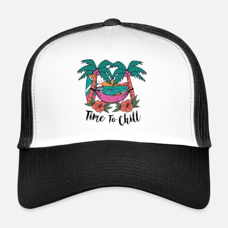 skull surf Trucker Cap