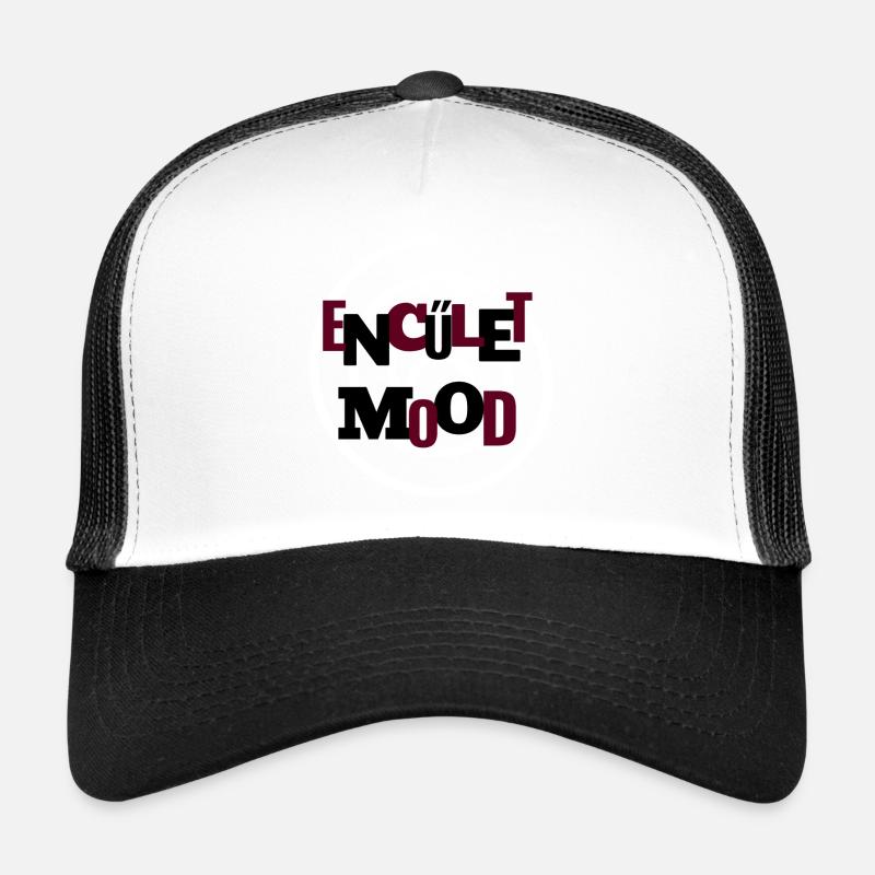 Enculet mood - Trucker Cap - white/black