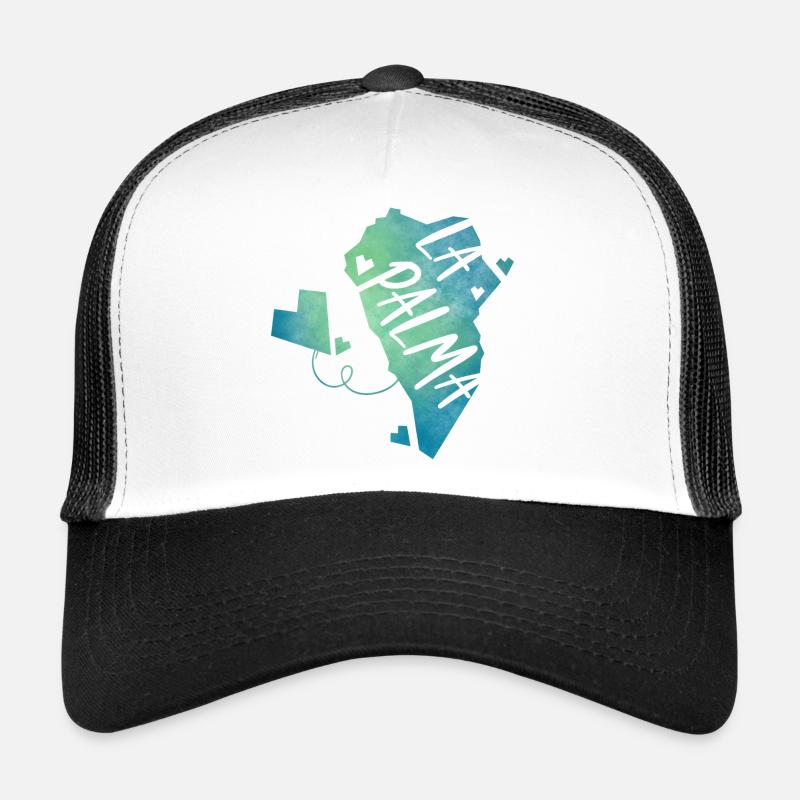 La Palma - Trucker Cap - Weiß/Schwarz