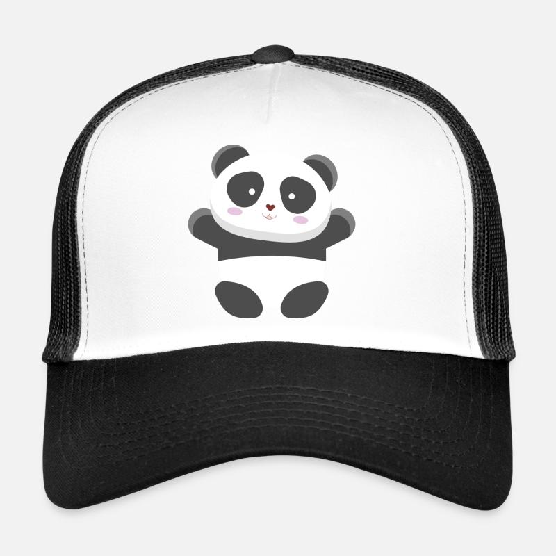Panda applaudit la conception de l'ours panda Casquette trucker 