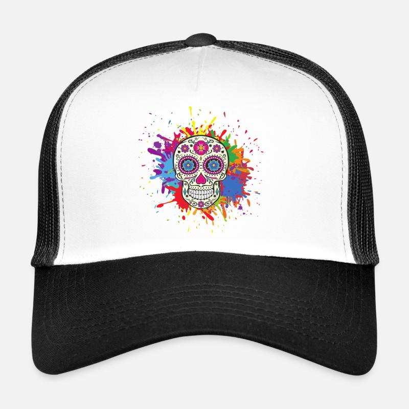 Mexikanischer Schädel Trucker Cap