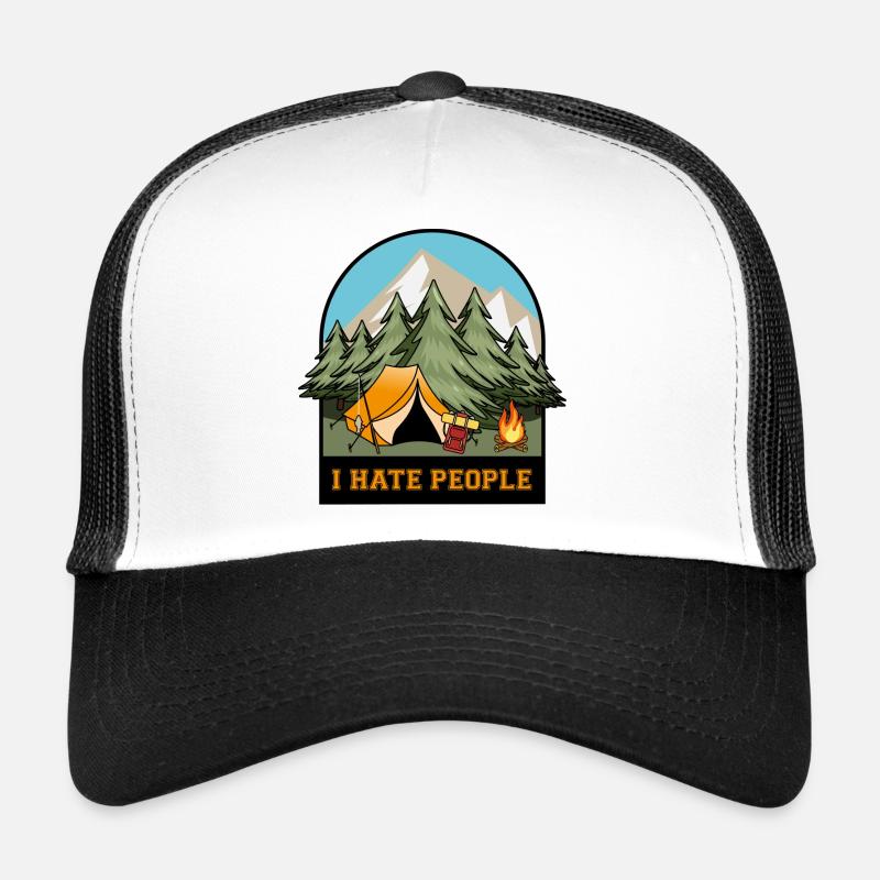 Je déteste les gens Casquette trucker 