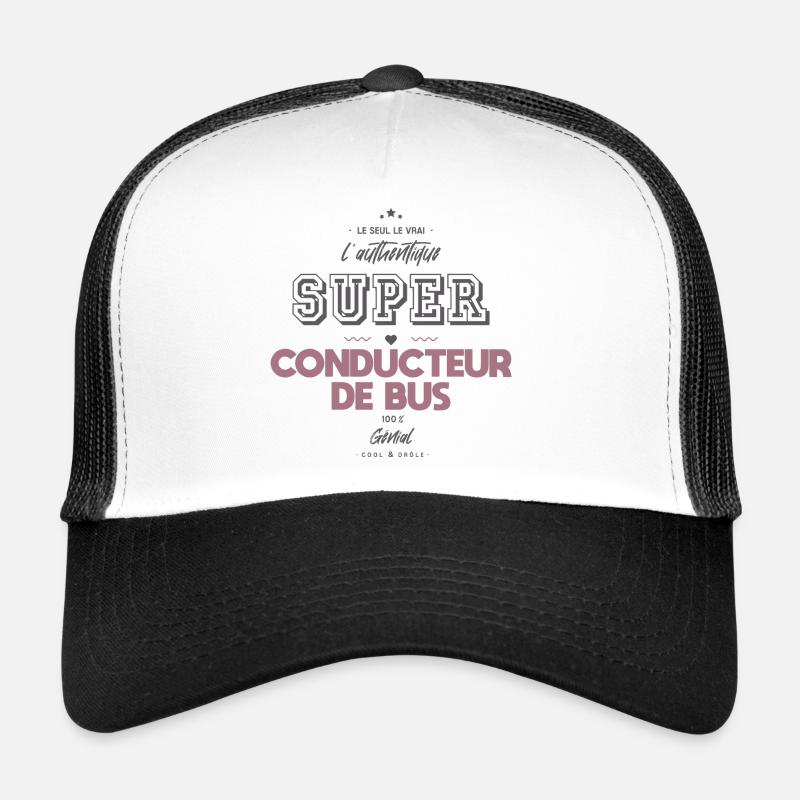 L authentique super conducteur de bus Casquette trucker 