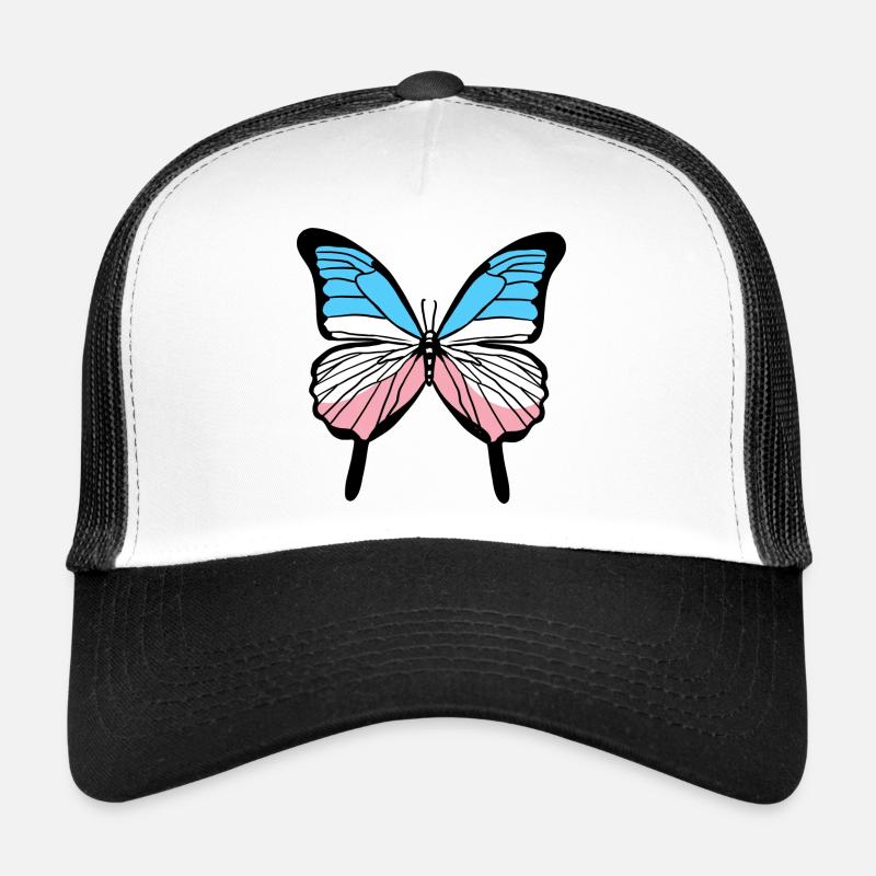 Fierté trans Papillon Fierté transgenre Casquette trucker 