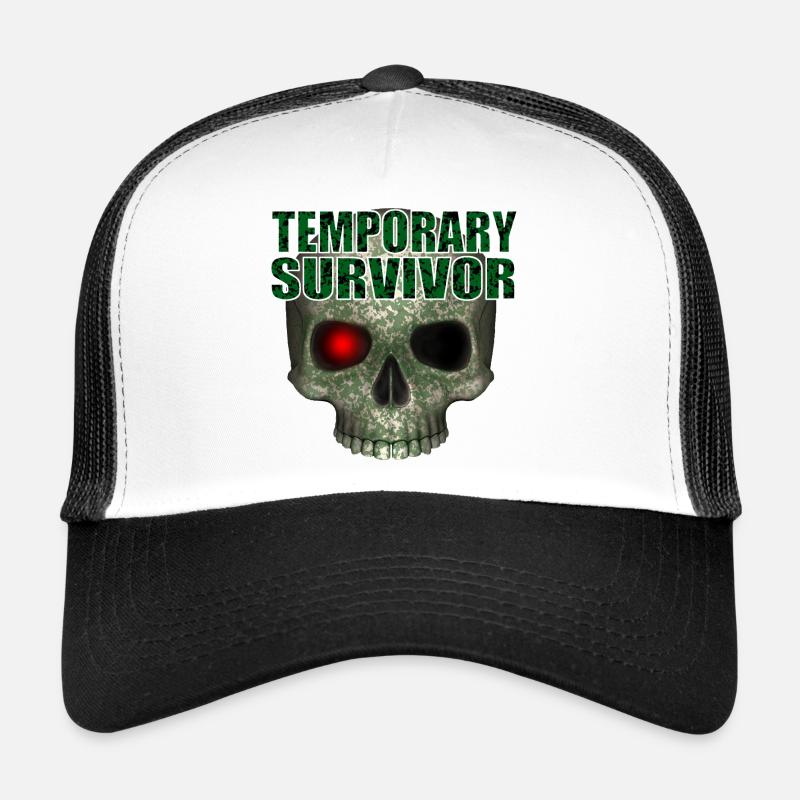 Temporary Survivor Skull R6Z Trucker Cap