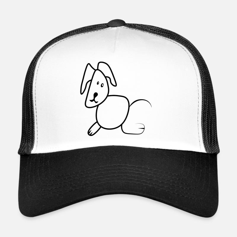 Dog Hund Buchstaben Tier Trucker Cap