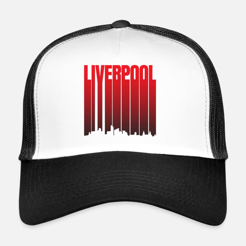 Liverpool Skyline Gradient Trucker Cap
