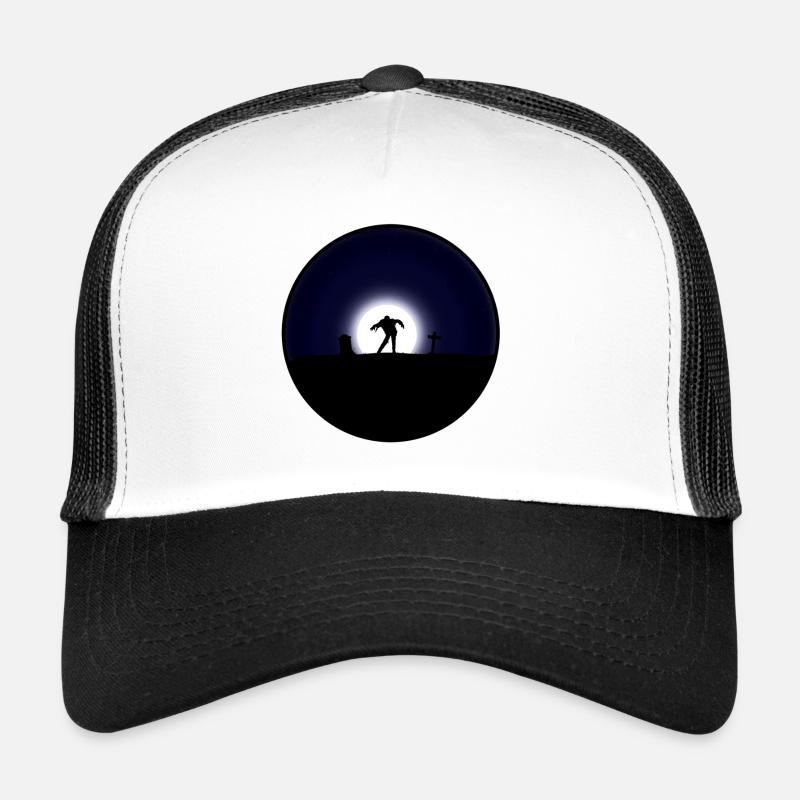 Observation de zombies à minuit Casquette trucker 
