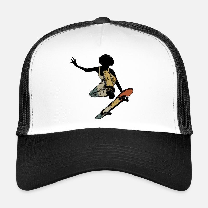 Patineur rétro Casquette trucker 
