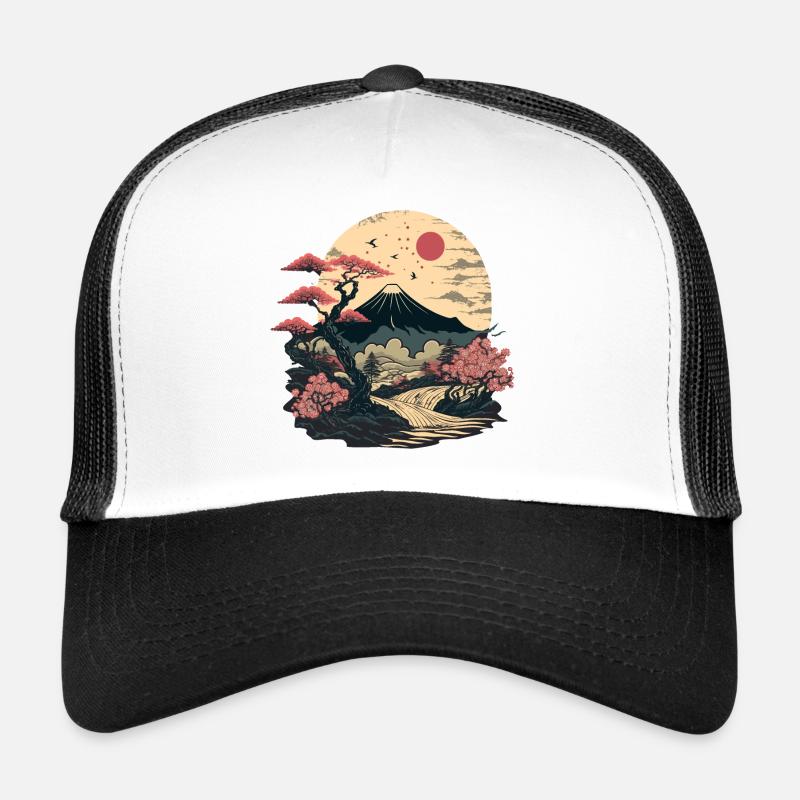 Asian Landscape Trucker Cap