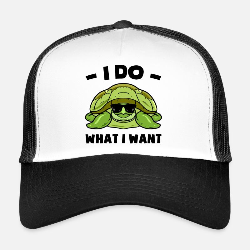 Turtle sayings Trucker Cap