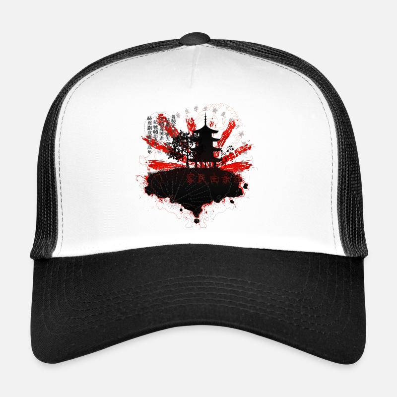 Style japonais (pagode) Casquette trucker 