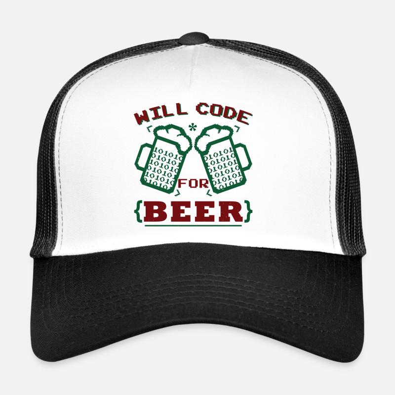 Will Code For Beer Trucker Cap