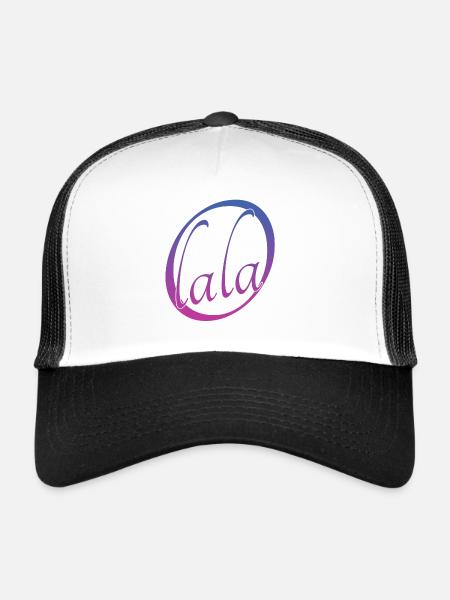 O lala - Trucker Cap - Weiß/Schwarz