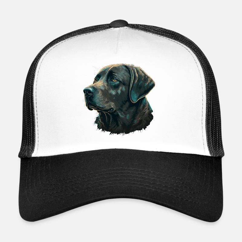 Gentle Labrador Retriever Trucker Cap